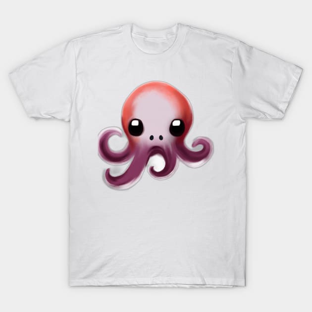 Cute Octopus Drawing T-Shirt by Play Zoo